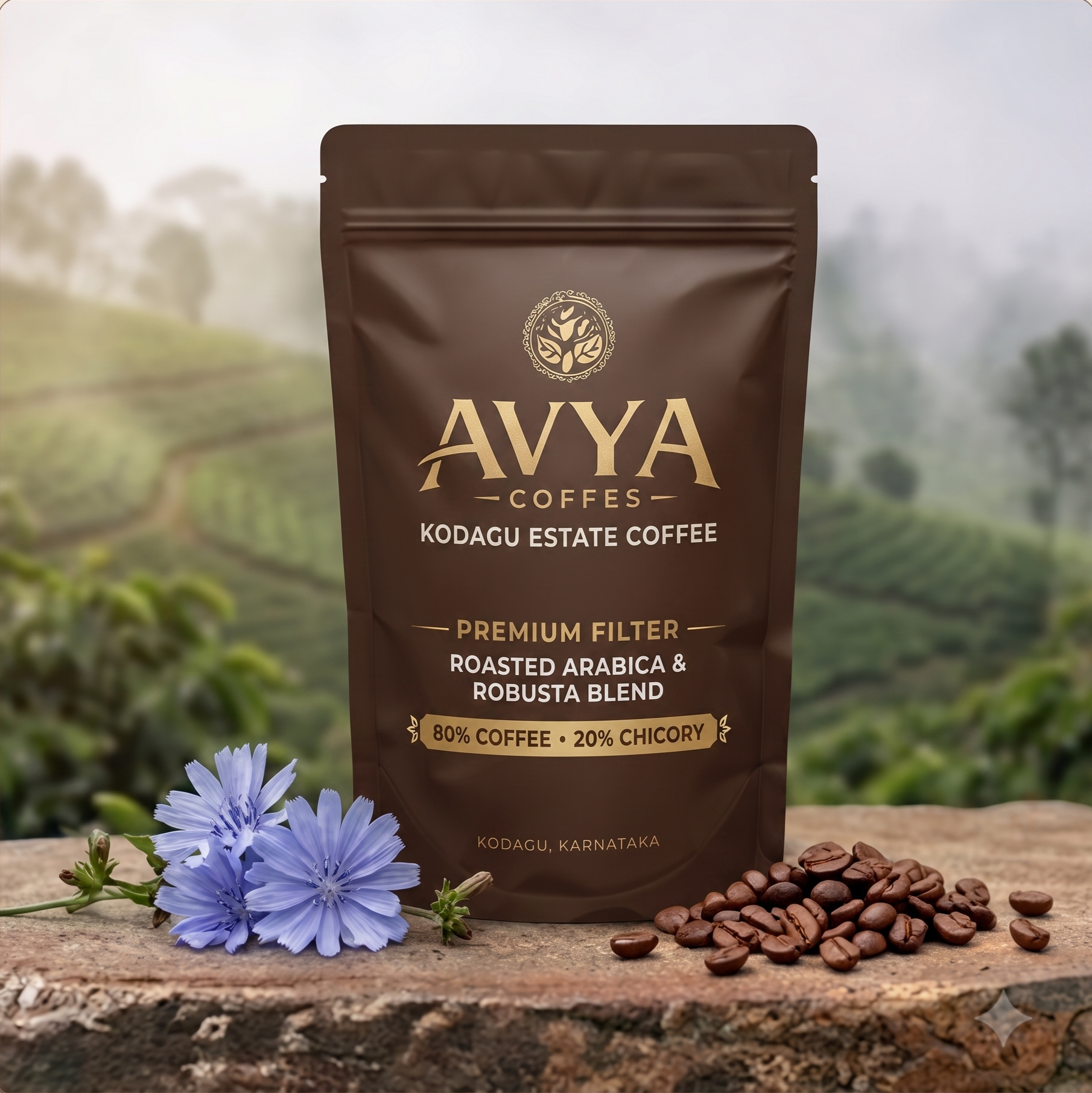 Pure Arabica Estate Coffee Powder from Kodagu